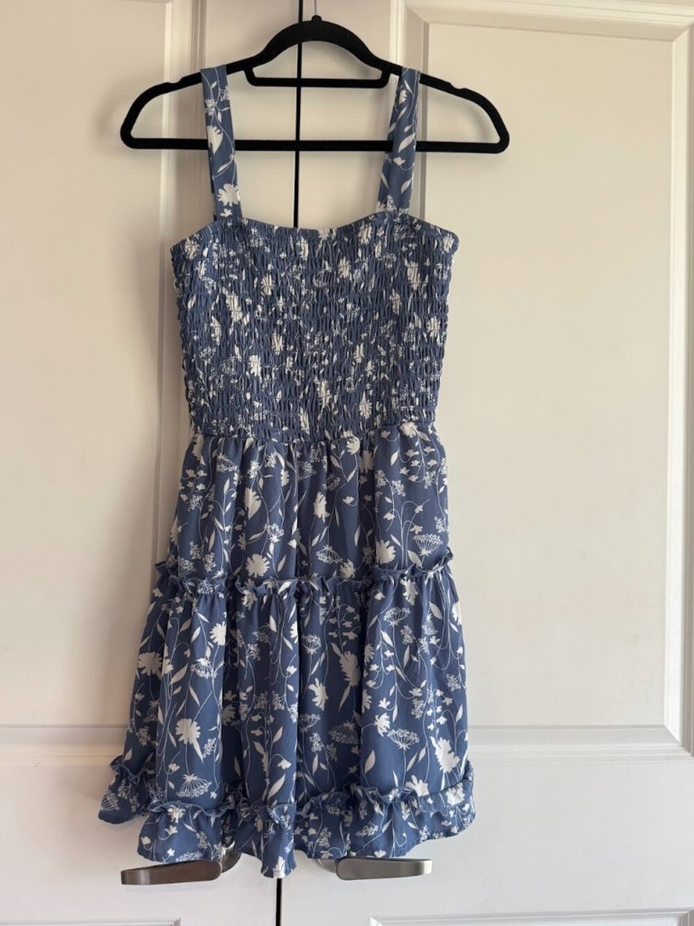 Sienna Sky Mini Dress - Indigo/Blue Floral